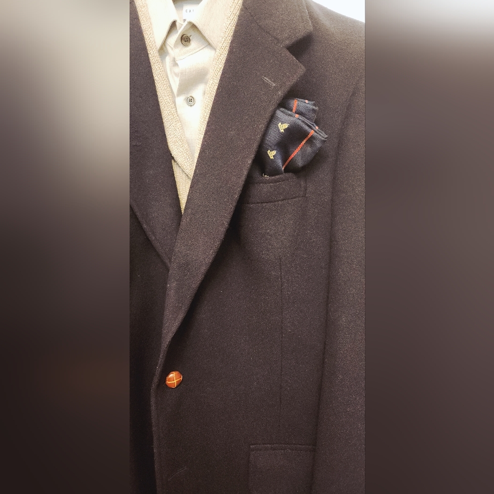 Pebble Beach Navy WOOL Jacket